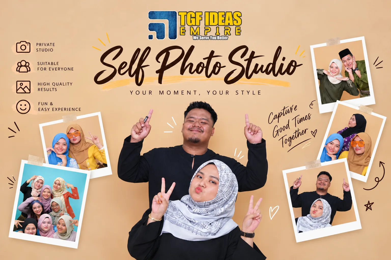 SELF PHOTO STUDIO ( 25 MIN - 4 PAX )